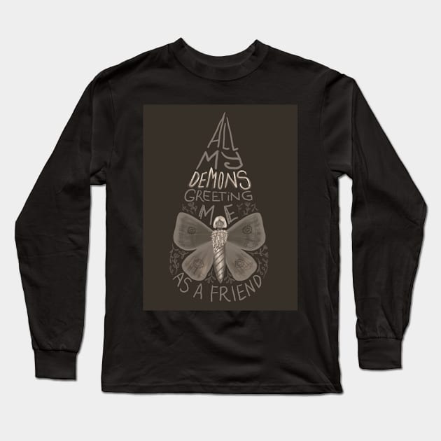 AURORA All my demons Long Sleeve T-Shirt by Plantspree